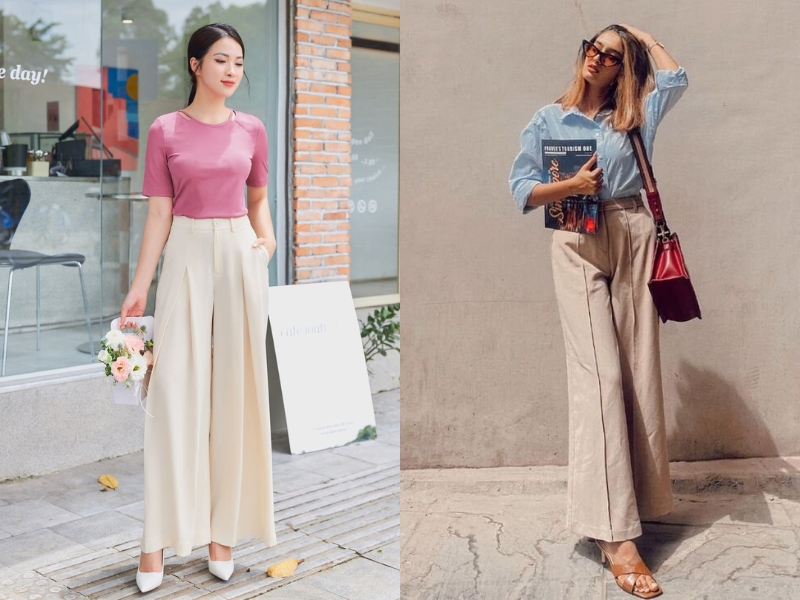 kết hợp áo màu pastel