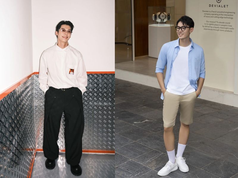 phối đồ đi chơi với người yêu cho nam  