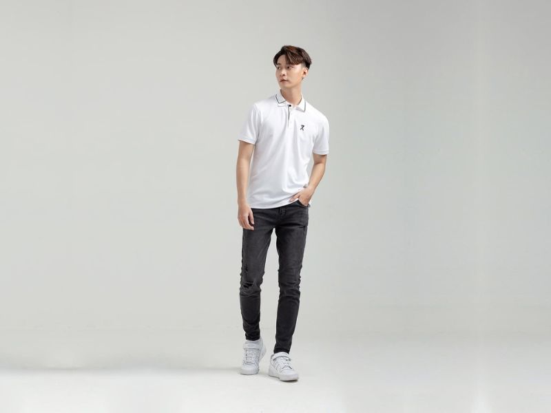 phối đồ với giày trắng nam giày trắng phối đồ nam