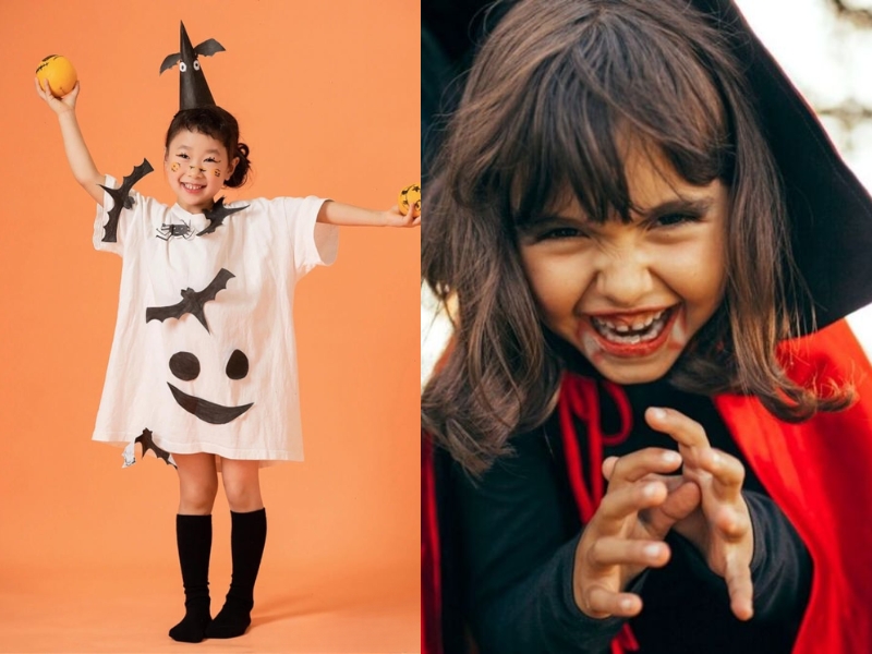 hóa trang halloween hóa trang halloween đáng yêu