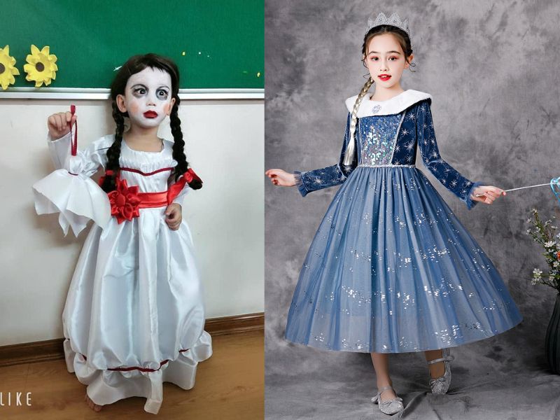 hóa trang halloween cho bé hóa thân thành công chúa