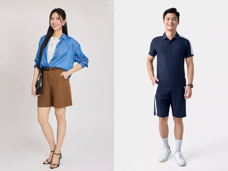 phối với phụ kiện túi da, thắt lưng và giày