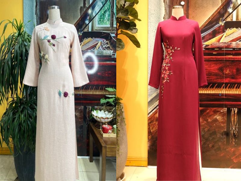 shop áo dài hà nội cửa hàng áo dài sài thành
