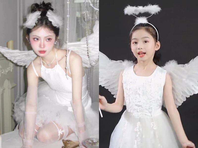 làm trang phục halloween thiên nga