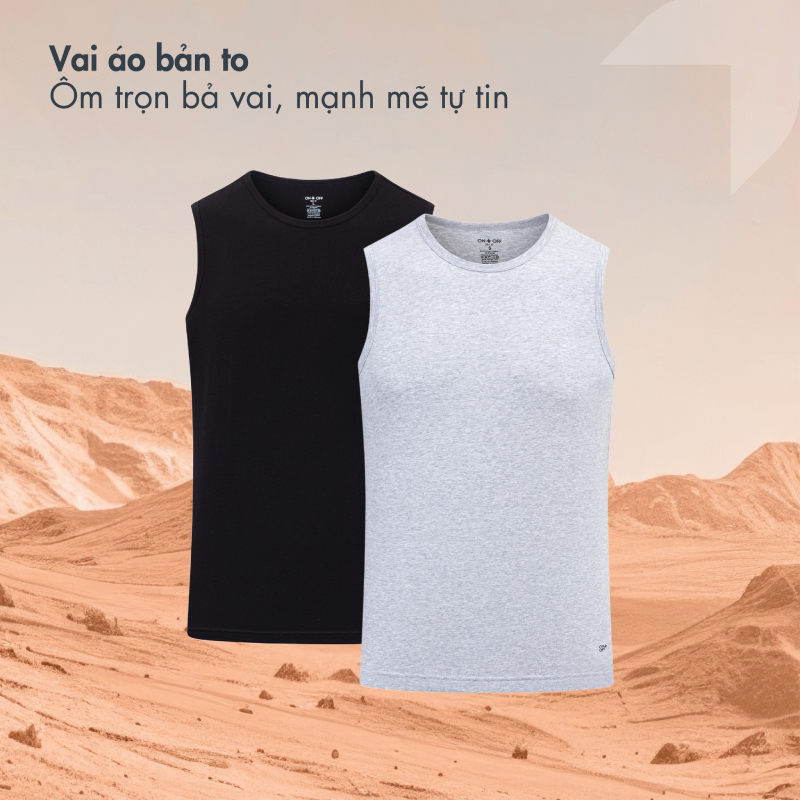 áo lót nam ba lỗ cotton onoff