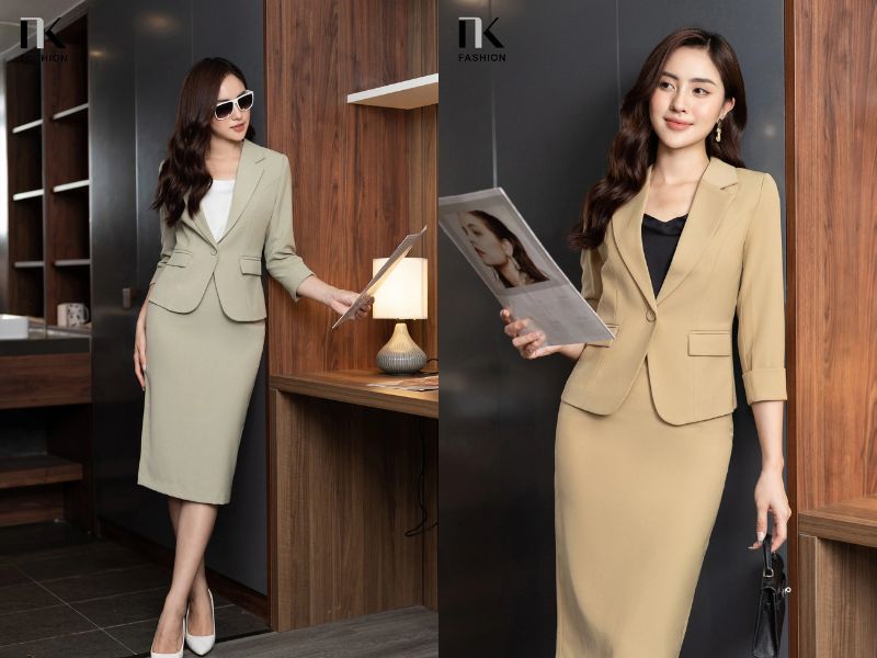 chân váy bút chì hợp với dáng người nào