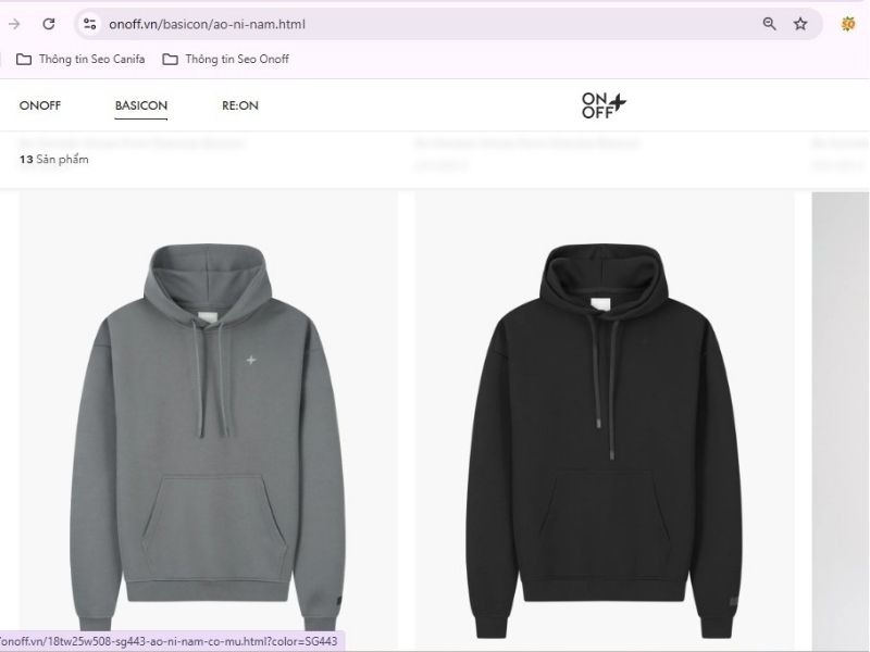 mua online áo hoodie nam, nữ tại onoff