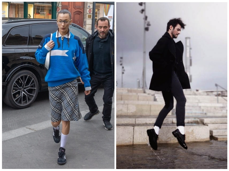 giày đen mang vớ màu gì