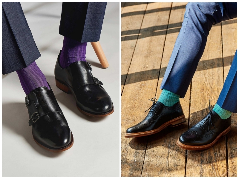 giày đen mang vớ màu gì