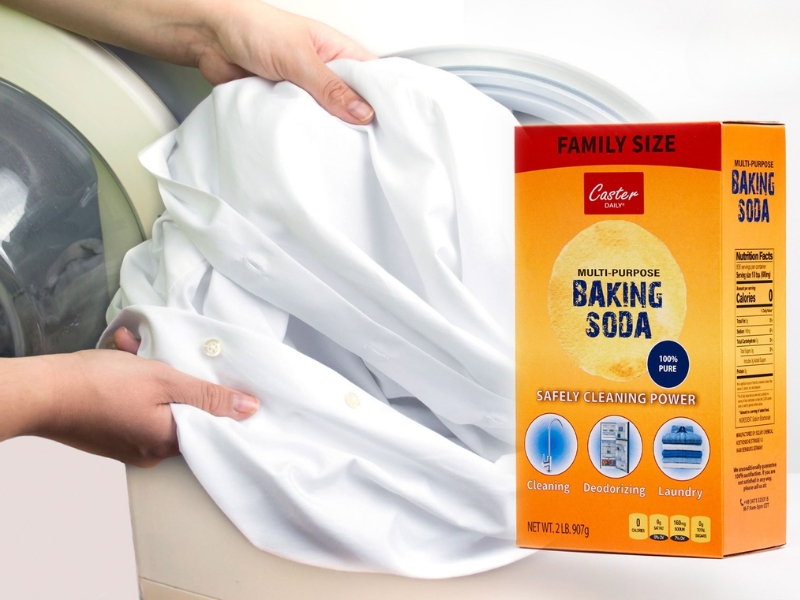 tẩy trắng quần áo bằng baking soda