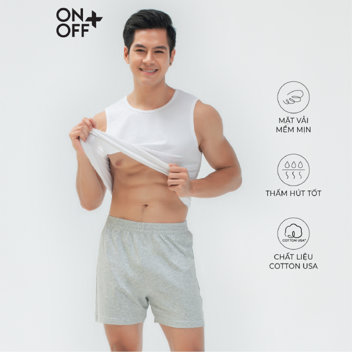 quần short nam cotton onoff