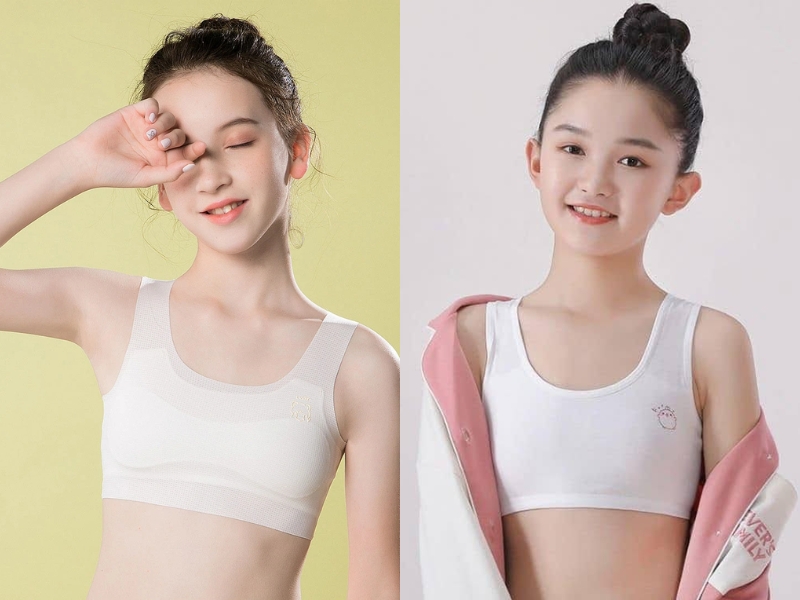 bé gái mấy tuổi nên mặc áo lót