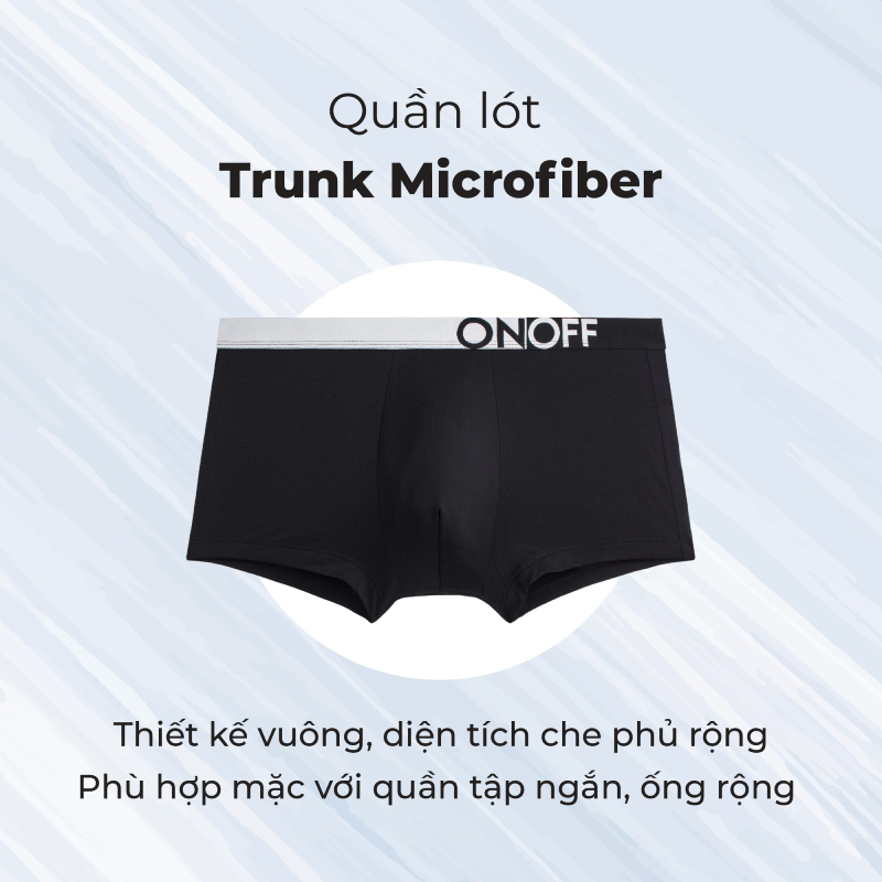 quần lót nam trunk microfiber