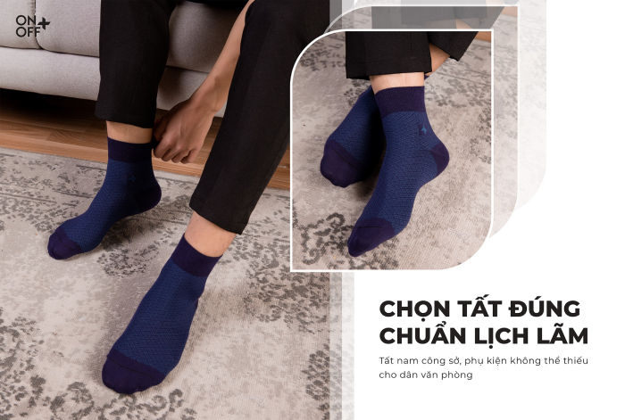 chọn tất chân đi với quần tây