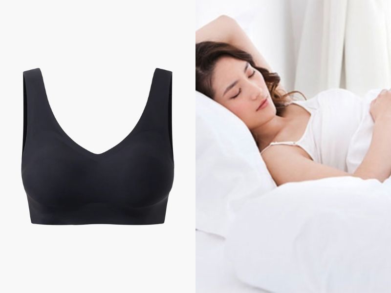 tác hại của việc mặc áo lót đi ngủ