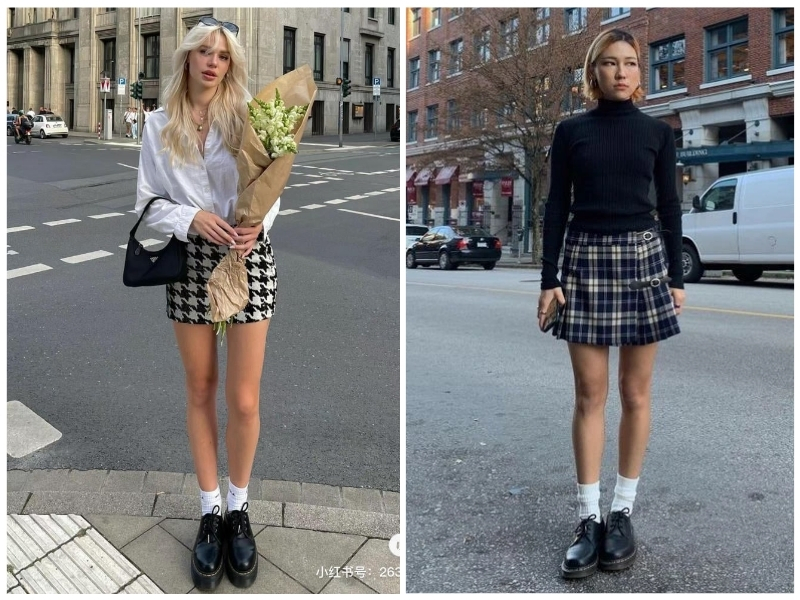 cách phối giày với tất cho nữ đẹp