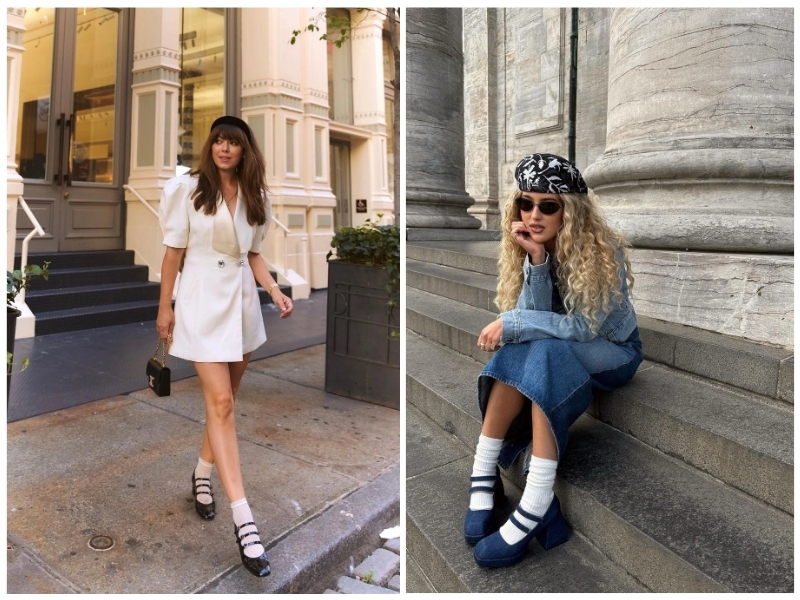 cách phối giày với tất cho nữ đẹp