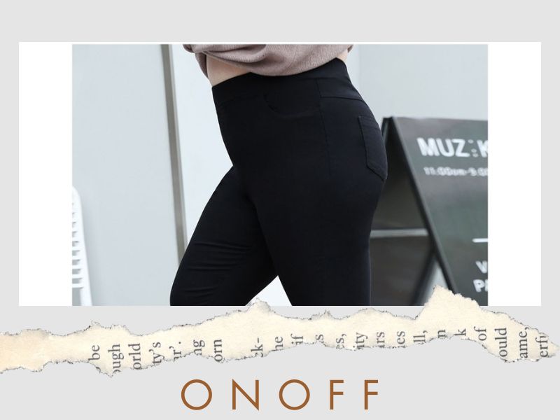 phối đồ với quần legging cho người mập