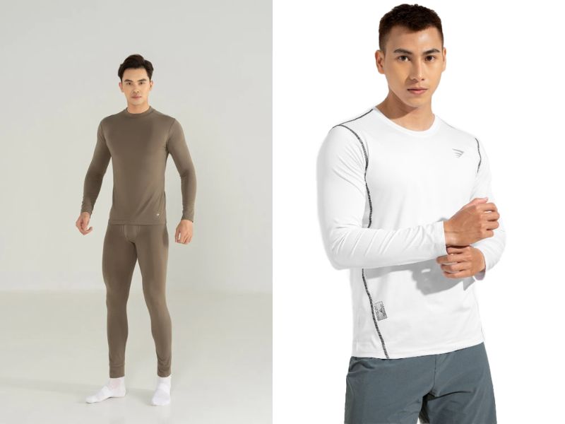 các kiểu áo thun nam tay dài đẹp