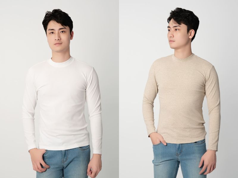 phối áo giữ nhiệt nam