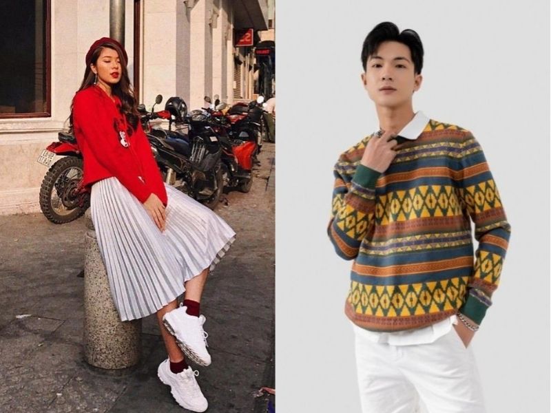 cách phối đồ đi chơi noel