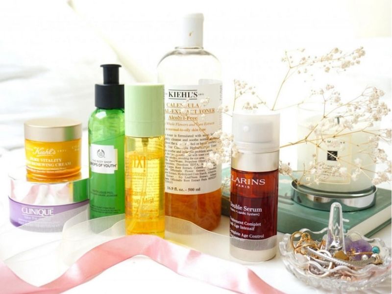 tặng mỹ phẩm, bộ chăm sóc da