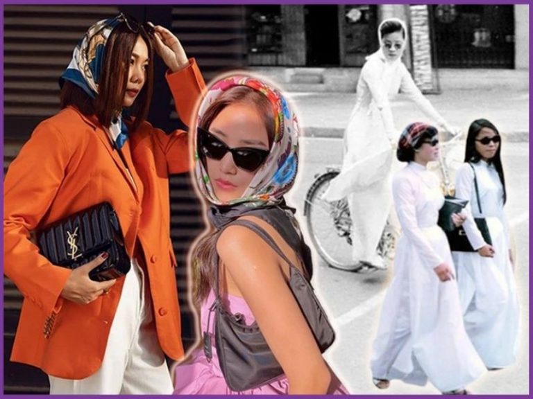 bí quyết phối đồ với khăn bandana nữ