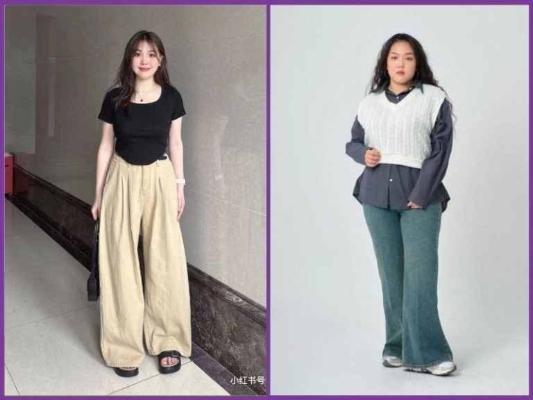cách phối đồ cho người béo bụng