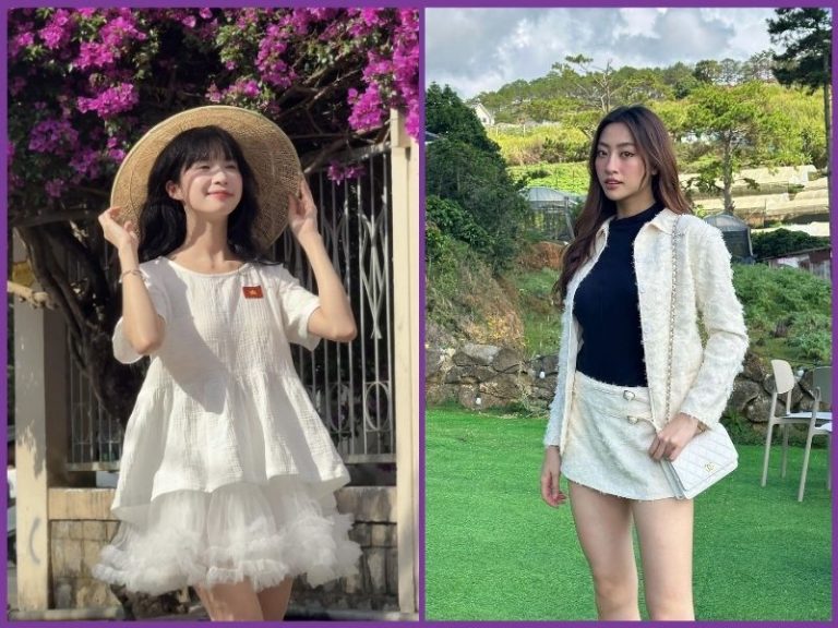 phối đồ với chân váy trắng ngắn