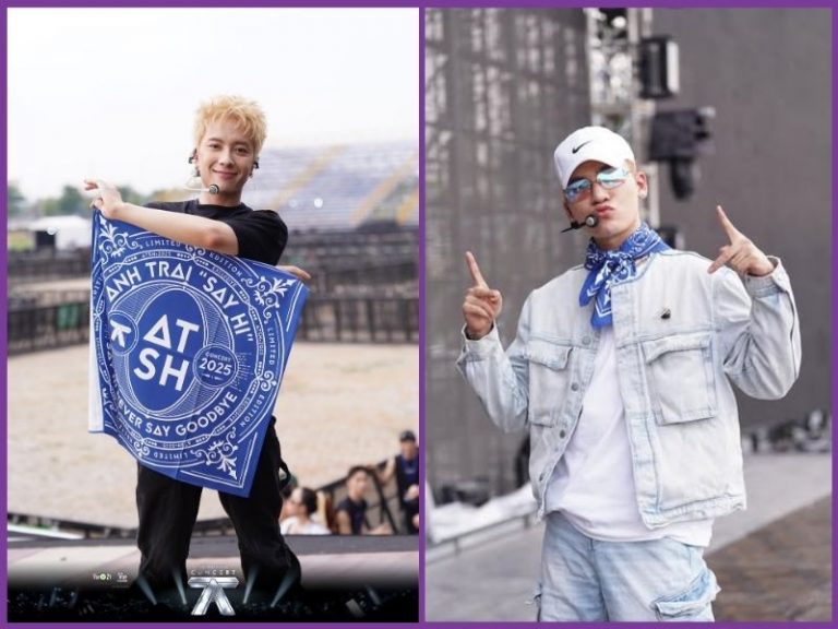 phối đồ với khăn bandana nam