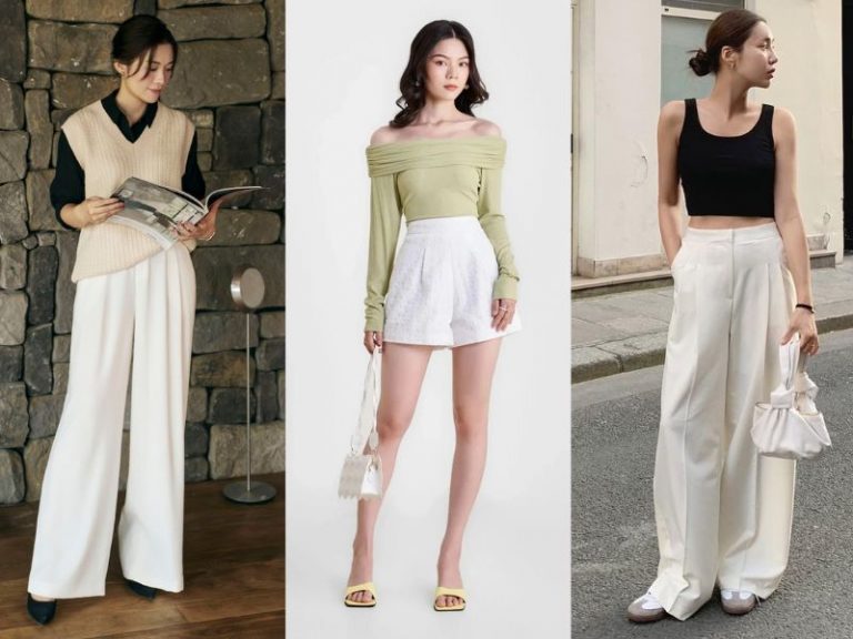 Quần trắng phối với áo màu gì nữ tính và sành điệu nhất?