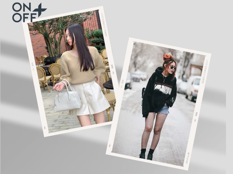 cách phối đồ với quần short nữ mùa đông