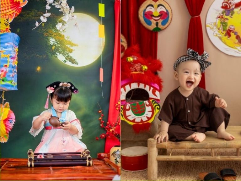chụp ảnh trung thu cho bé