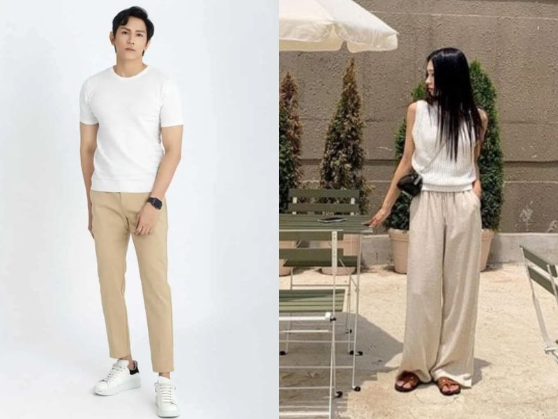 màu be nhạt phối với màu gì