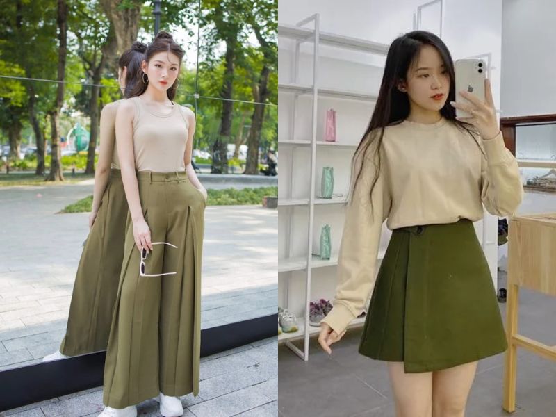 màu be phối với màu nào