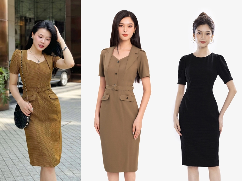 phối đồ đi đám cưới cho nữ lùn váy đi đám cưới cho người lùn