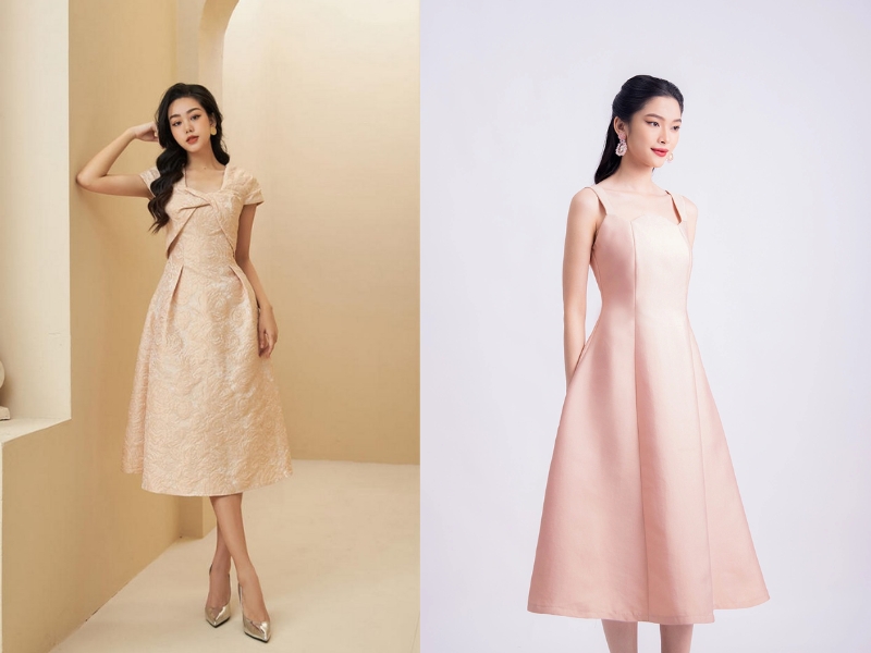 đầm đi đám cưới cho người 1m50 đầm đi đám cưới cho người 1m50