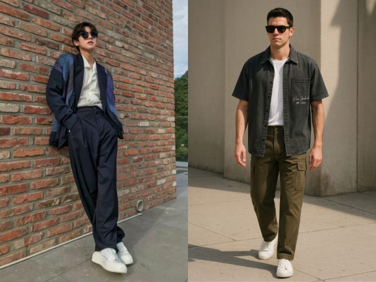 phối đồ nam lùn