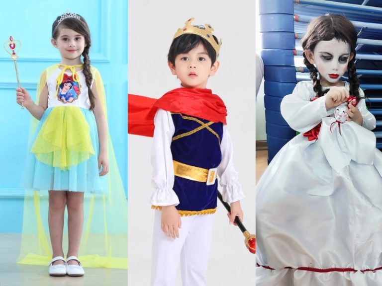 trang phục halloween tự làm cho bé