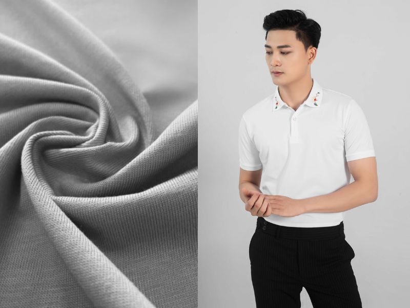 vải cotton poly