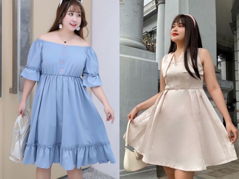 set đồ đi đám cưới cho nữ mập