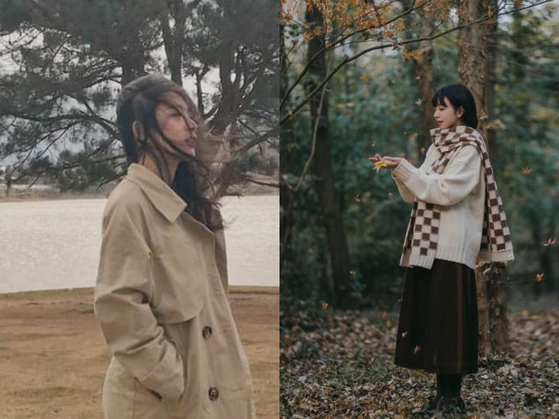 tạo dáng chụp ảnh đà lạt nữ