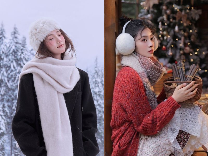 concept chụp ảnh mùa đông