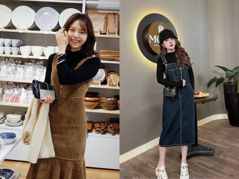 phối đồ với yếm bò