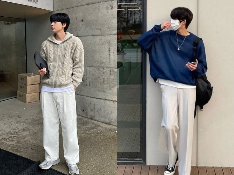 phối đồ đi chơi noel nam