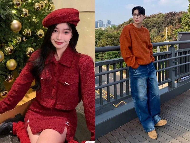 mix thêm với các phụ kiện mùa đông