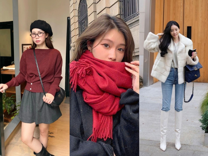 phối đồ mùa đông cho nữ thời trang mùa đông nữ