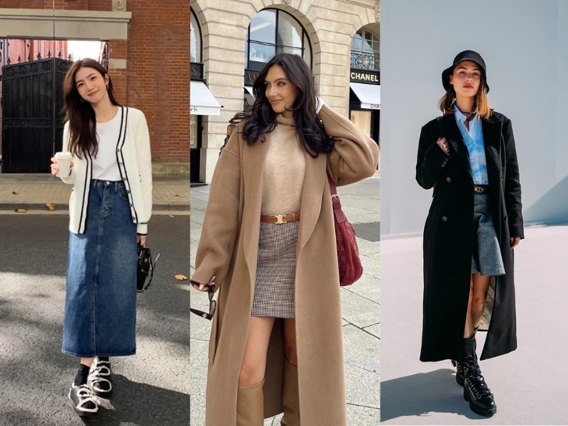 phối đồ mùa đông cho nữ