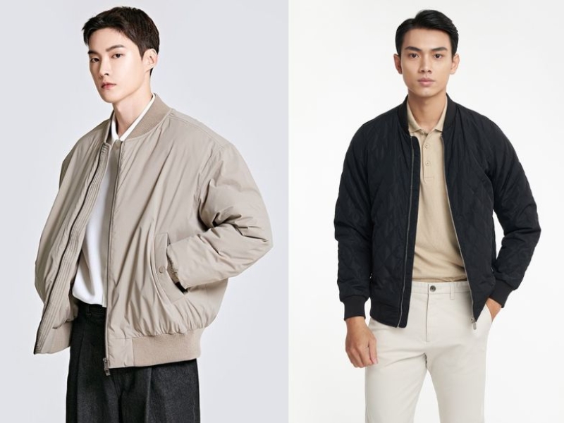style mùa đông nam phối đồ nam mùa đông với áo khoác bomber