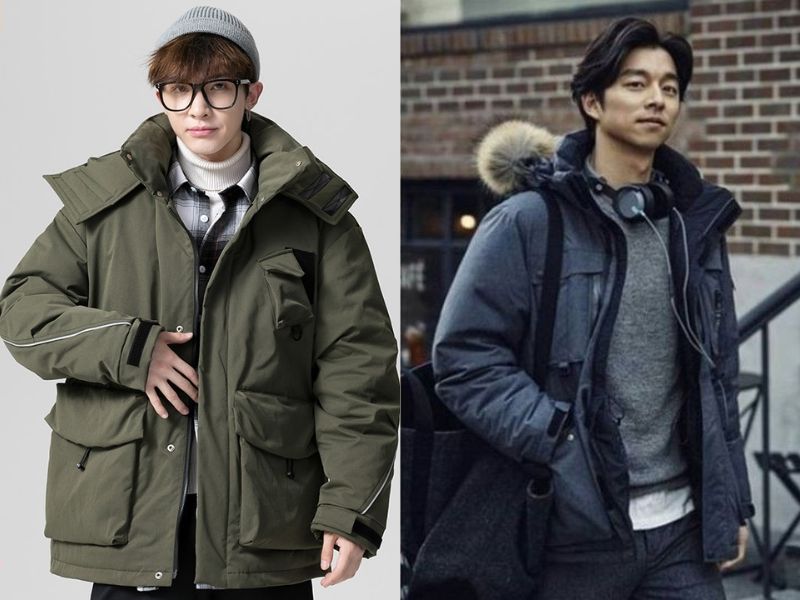 phong cách mùa đông hàn quốc nam